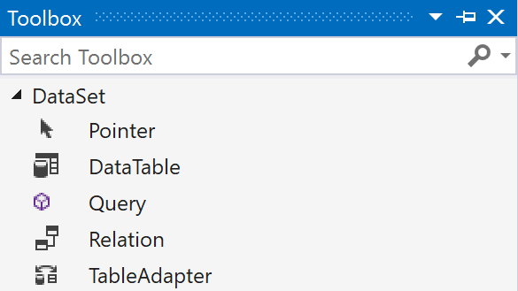 Screenshot der Dataset-Toolbox.