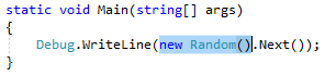 Hervorgehobener Code C#
