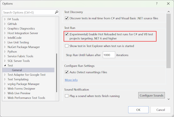 Screenshot, der zeigt, wie Sie die Option 