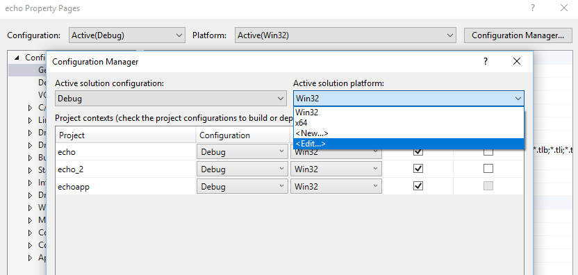 Screenshot des Configuration Manager-Dialogfelds mit hervorgehobener Option 