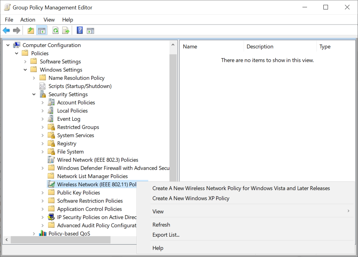 Screenshot mit der Option 