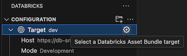 Select a bundle target