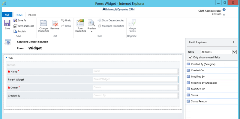 Create quick form for widget Create quick form for widget.