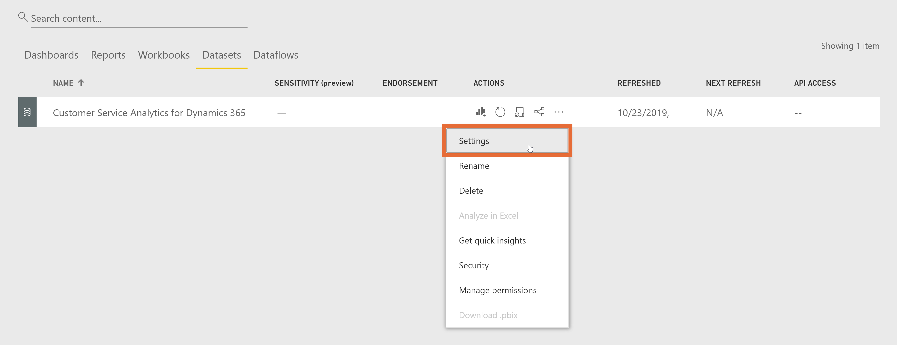 Customer Service app install - data settings Customer Service app install - data settings.