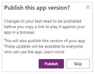 Publish before copy link Publish before copy link.