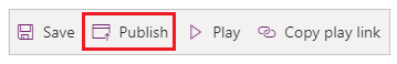 Publish changes Publish changes.