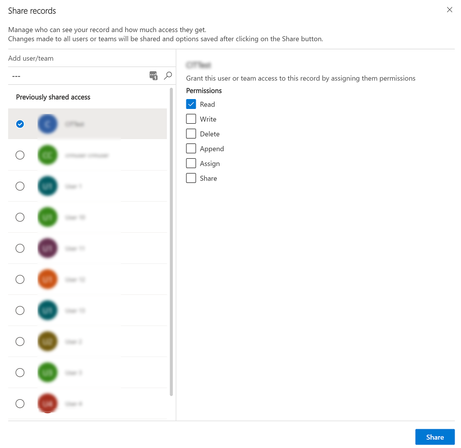 Select add user or team Select add user or team.