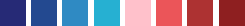Screenshot of the color sequence for the Temperature theme.