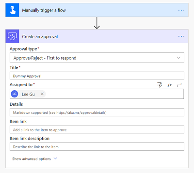 Approval flow Approval flow.