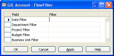 NAV_ADG_6_Table_22 G/L Account FlowFilter window