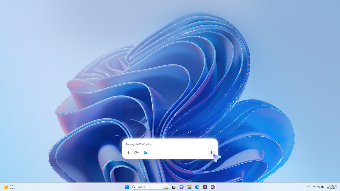 Screenshot of Microsoft Copilot on the desktop.
