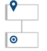 Captura de pantalla que muestra un diagrama conceptual del tipo de vínculo Relacionado.