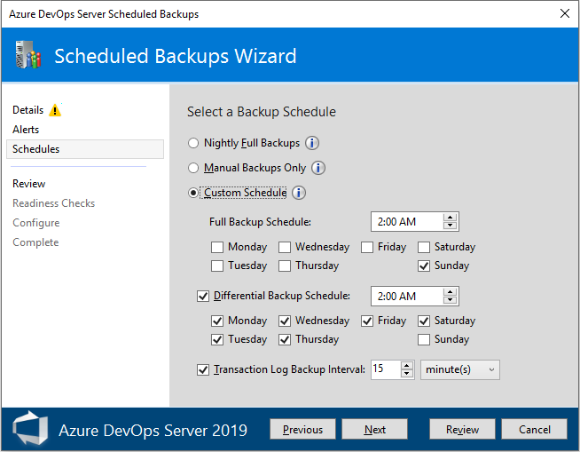 Elegir una programación preconfigurada o personalizada