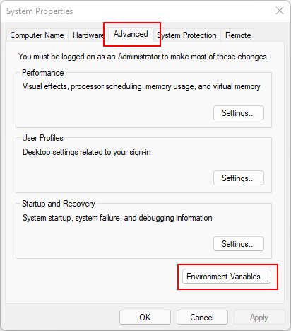 El panel de propiedades del sistema de Windows está abierto.
