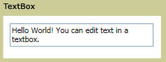 Captura de pantalla de TextBox