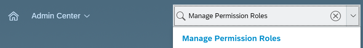 Administrar roles de permiso