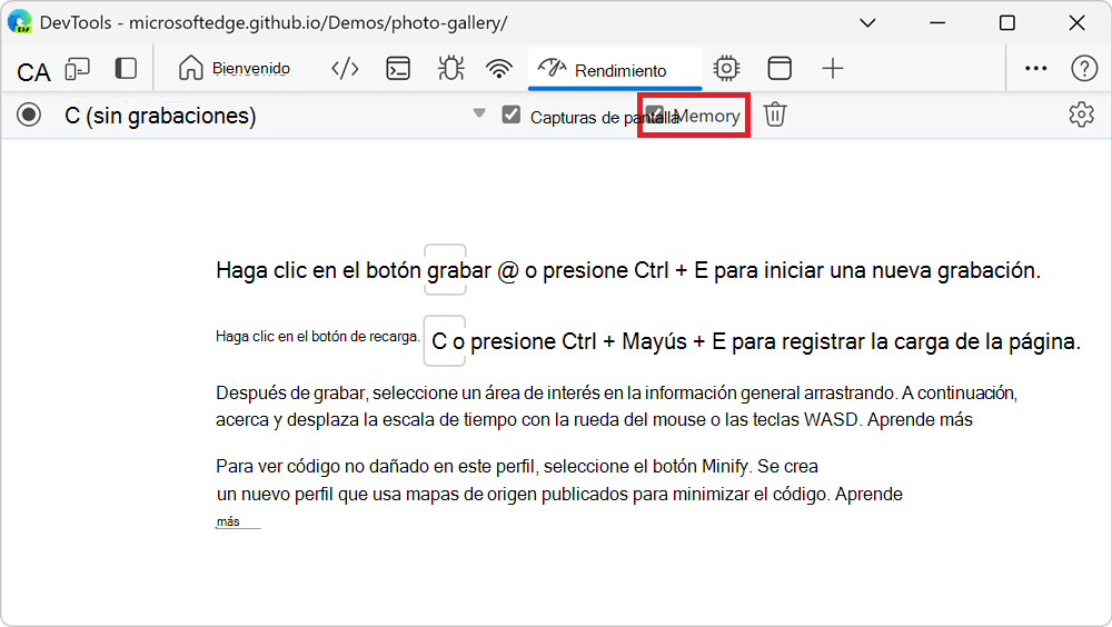 Casilla Memoria