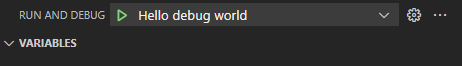 La pestaña Ejecutar de Visual Studio Code