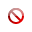 captura de pantalla del icono pequeño bloqueado o sin conexión 