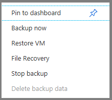 Screenshot che mostra il menu dei puntini di sospensione aperto per le attività comuni.