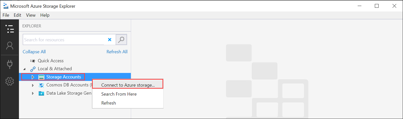 Connettersi all'Archiviazione di Azure 1
