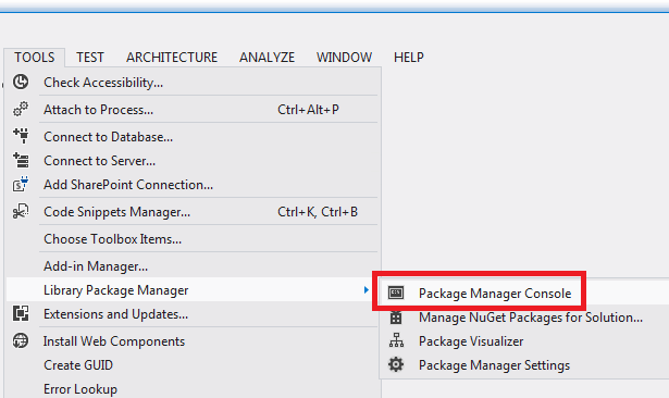 Selezionare_Console_Del_Gestore_Pacchetti