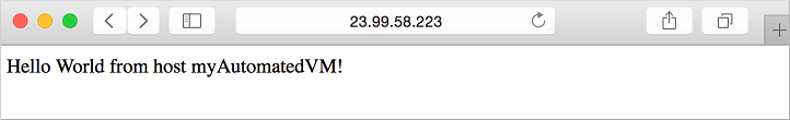 Screenshot che mostra il sito NGINX in esecuzione.