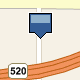 a7f9fc6f-1215-4b00-98ea-9b3ce24401c0 Image that shows a large two-tone dark blue and light blue box as the pushpin icon style