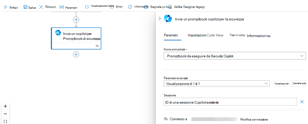 Inviare un promptbook copilot
