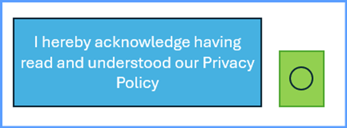 Con la presente confermo di aver letto e compreso la nostra Informativa sulla privacy.