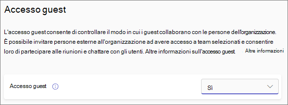 Consenti accesso guest impostato su On .