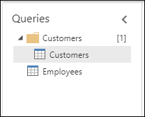 Riquadro delle query spostato in una nuova posizione.