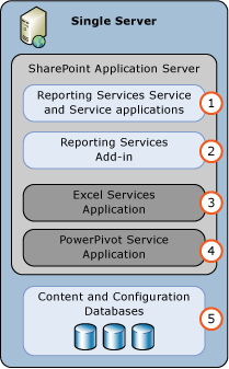 singolo in modalità SharePoint ssrs