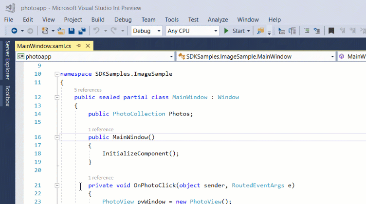 Set a breakpoint Set a Breakpoint