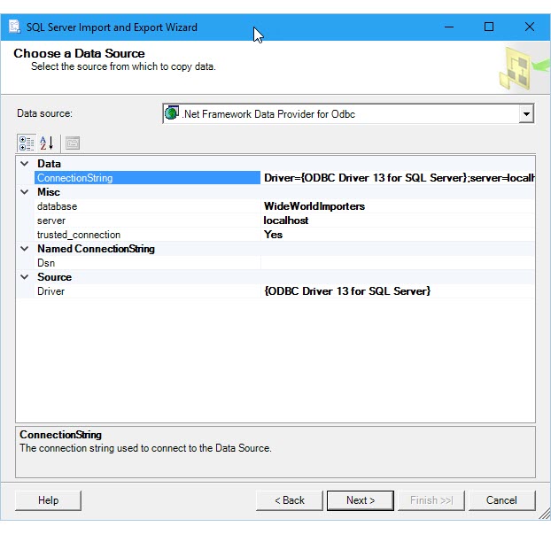 Connettersi a SQL con ODBC (dopo)