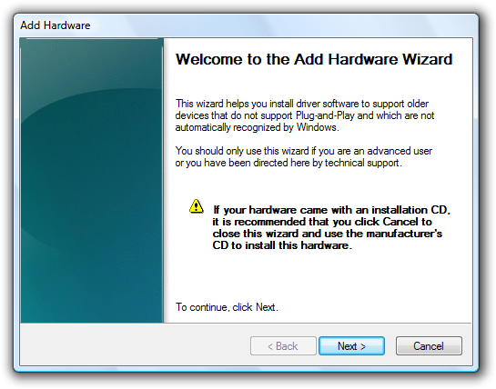 screenshot dell'avviso Use-installation-CD 