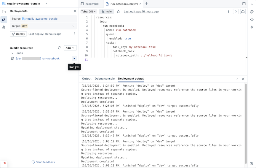 List deployed resources