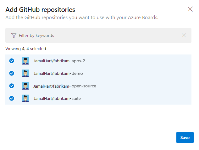 Screenshot mostrando repositórios do GitHub.