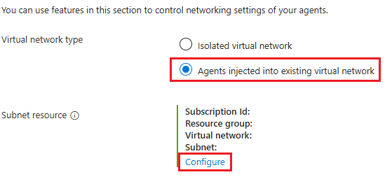 Captura de tela que mostra a opção configurar.