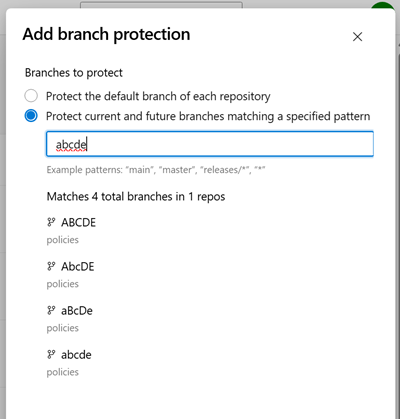 Imagem para mostrar como adicionar proteção de ramo