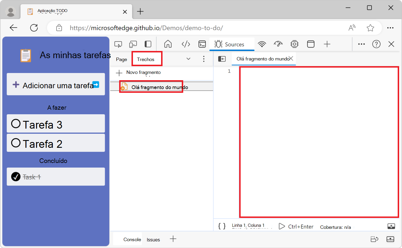O Editor de Código