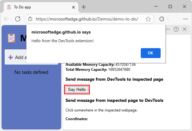 O alerta