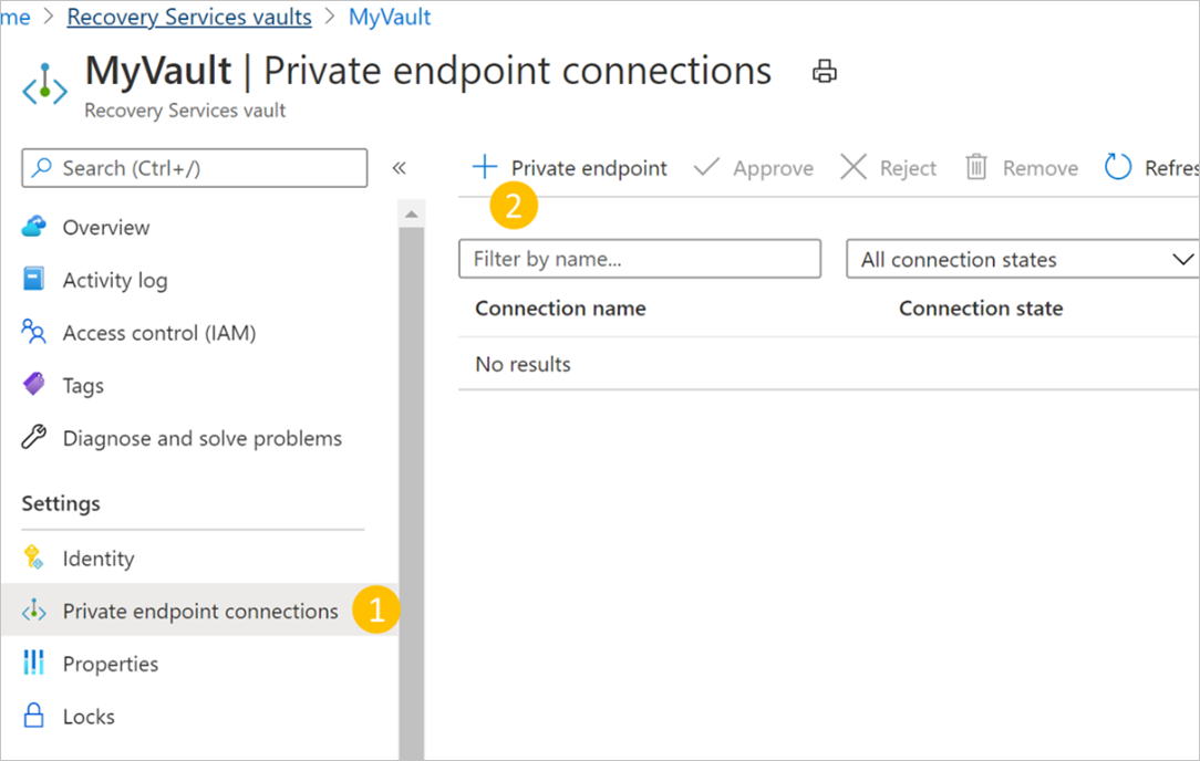 Criar um novo endereço privado