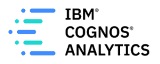 O logotipo do IBM Cognos.