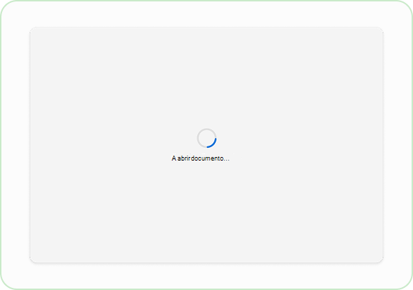 Uma captura de ecrã de um widget com um indicador de 