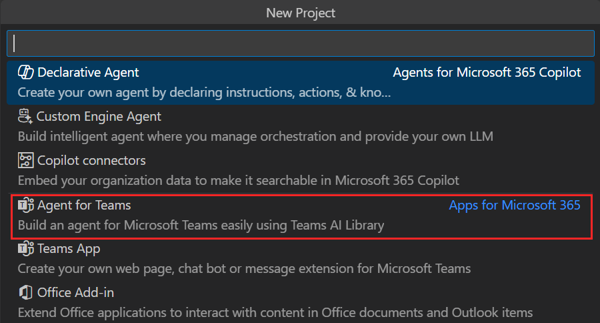 Captura de ecrã a mostrar os modelos da aplicação Agents Toolkit.