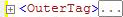 Código XML mostrando todas as três marcas ocultas