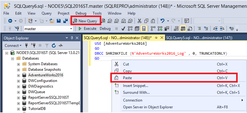 Captura de tela do script Colar.