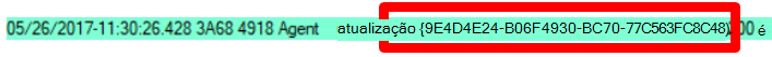 Identificadores de atualização do Windows Update.