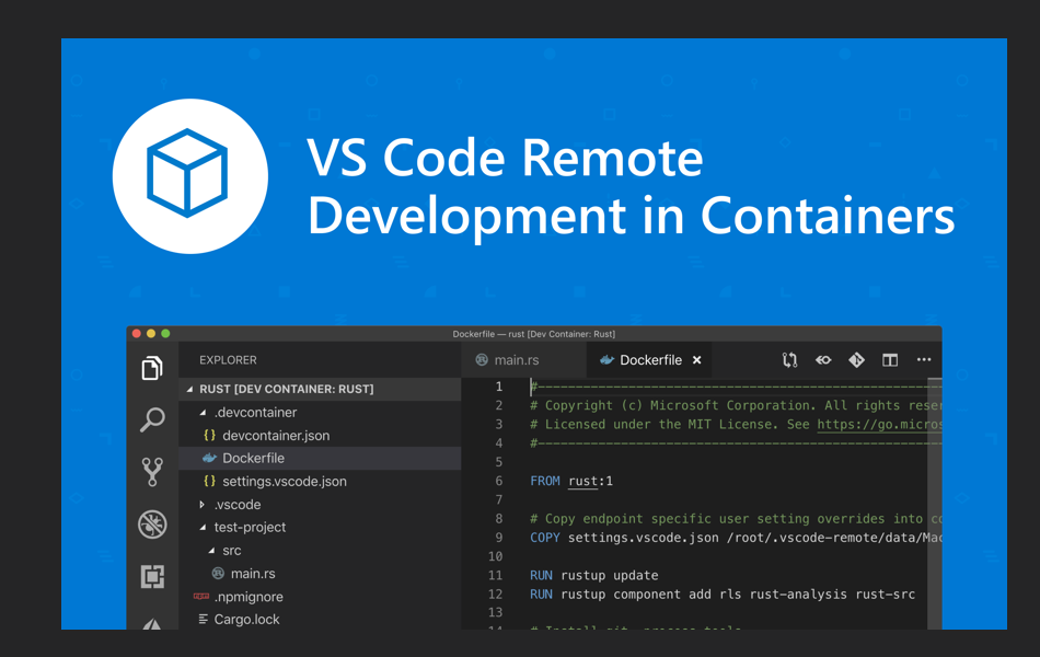 gráfico de contêiner remoto VS Code